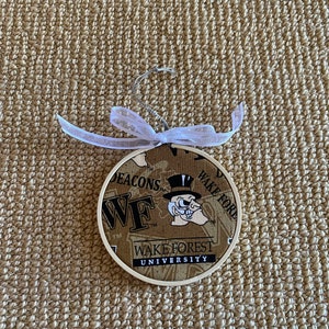 Wake Forest University Demon Deacons Christmas Tree Ornament