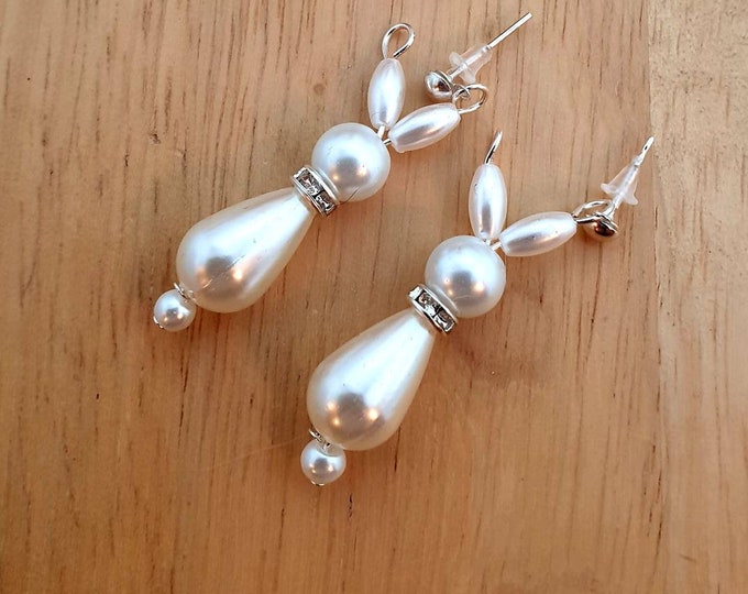 Freshwater Pearl Rabbit Earrings Easter Bunny Decor Jewelry - Temu
