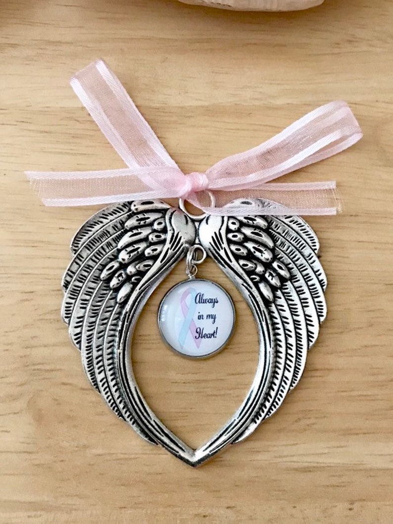 Miscarriage Baby Loss Angel Wing Memorial Forever in our  Etsy