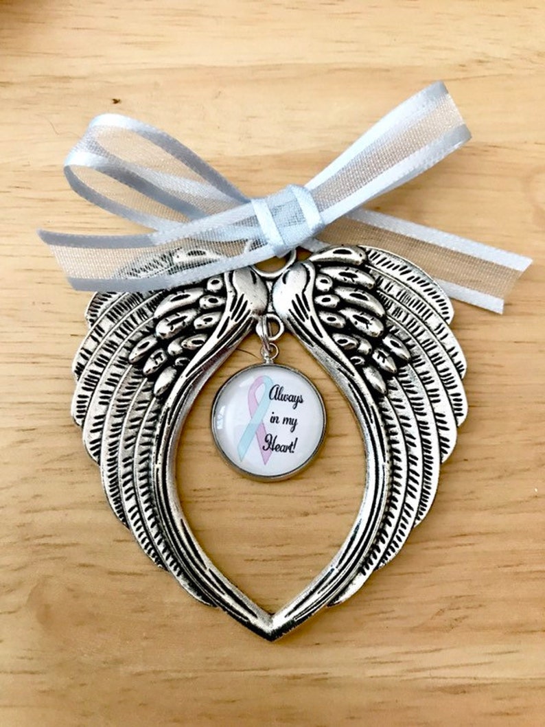 Miscarriage Baby Loss Angel Wing Memorial Forever in our  Etsy