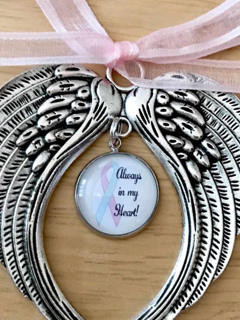 Miscarriage Baby Loss Angel Wing Memorial Forever in our  Etsy