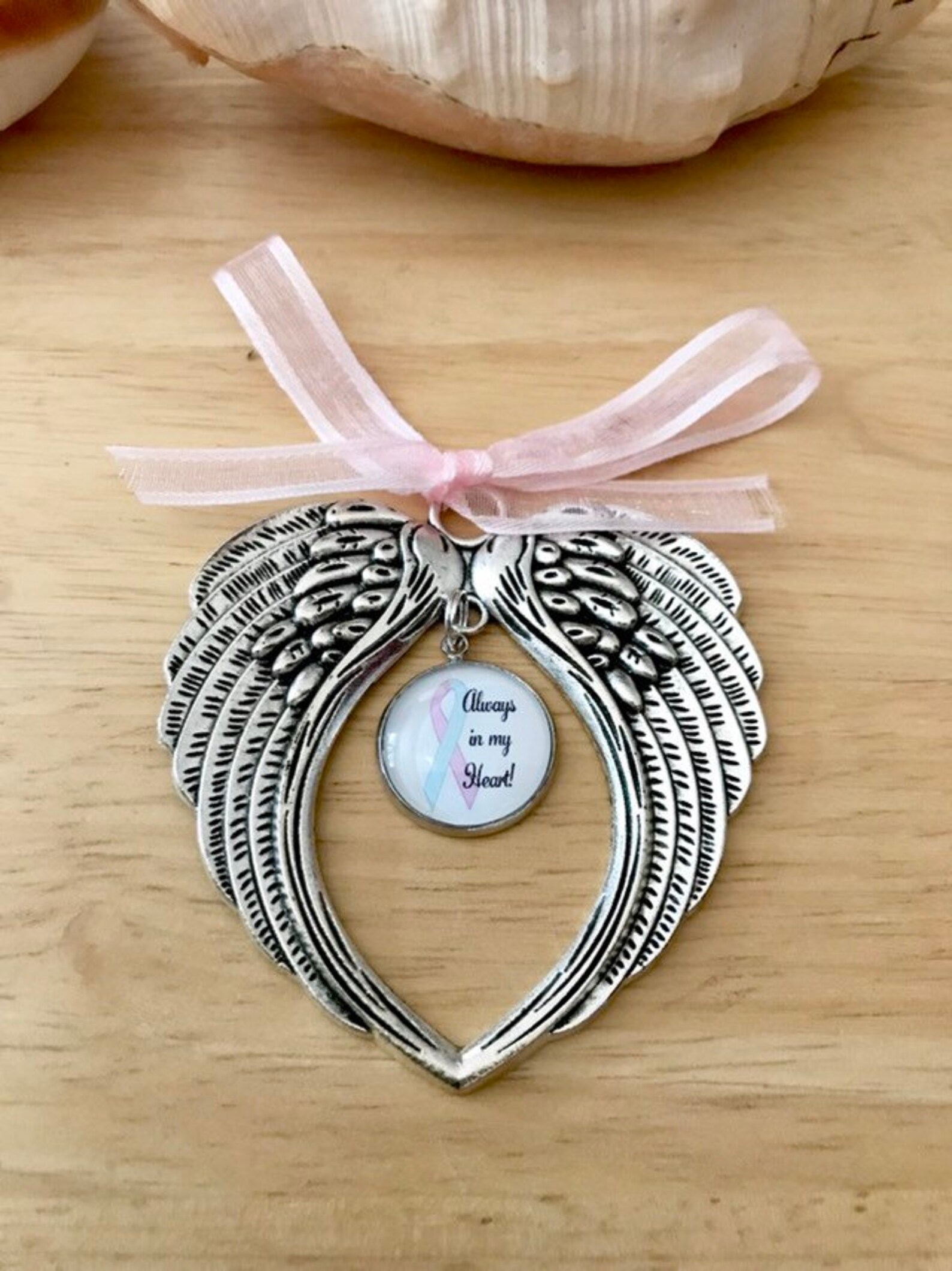 Miscarriage Baby Loss Angel Wing Memorial Forever in our  Etsy