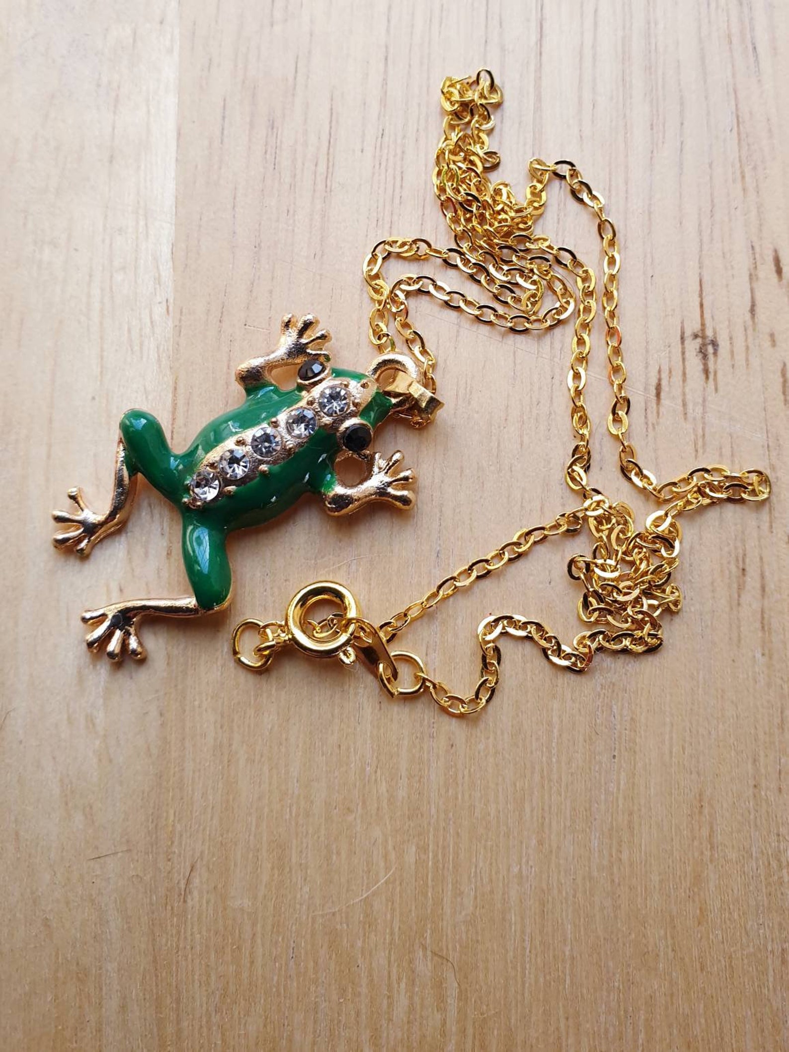 Collier grenouille bijoux grenouille cadeau grenouille | Etsy