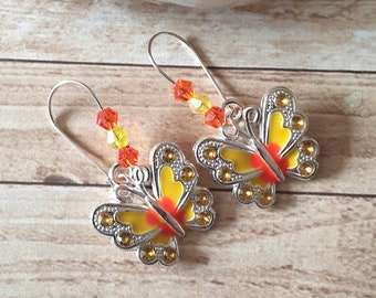 Butterfly Earrings, Butterfly Jewellery, Butterfly Gift