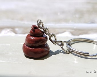 Poo Charm - Polymer Clay - Cute - Funny Gift