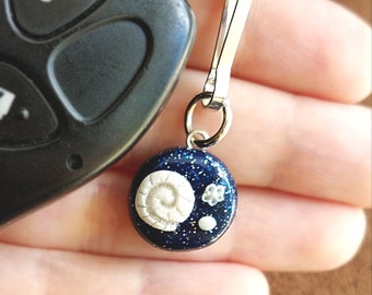 Fossil Charm - Polymer Clay - Keychain - Animal Crossing Inspired - Cute Gift - Handmade