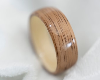 Wooden Rings for Men • Mens Wooden Ring • Handmade Walnut Bentwood