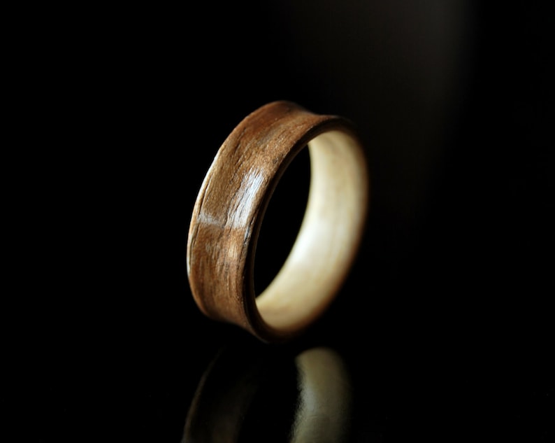 Wooden Rings for Men Mens Wooden Ring Handmade Walnut Etsy