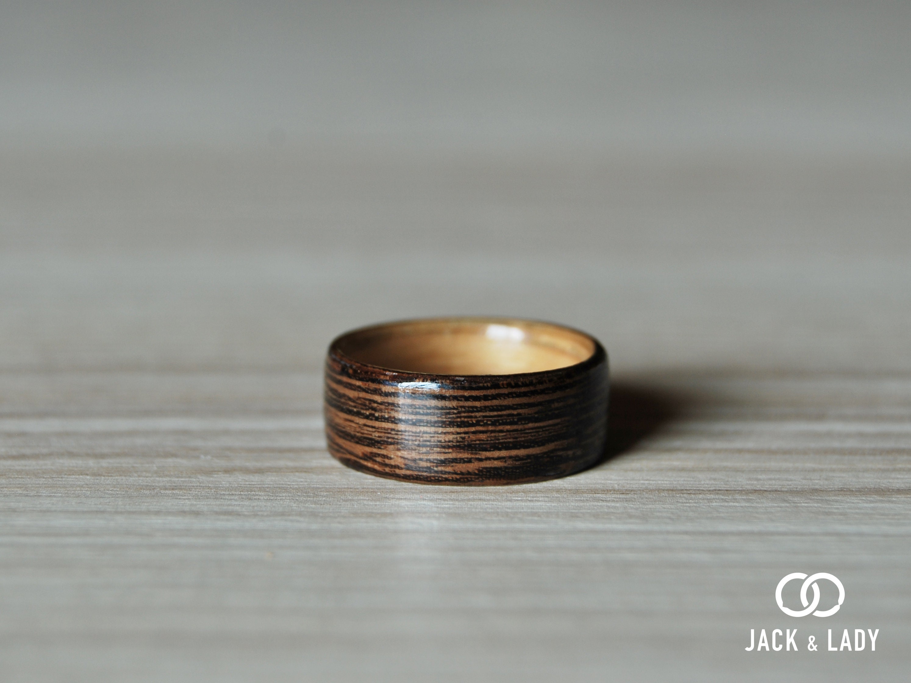 Wooden Rings for Men Mens Wooden Ring Handmade Wenge & Oak Etsy