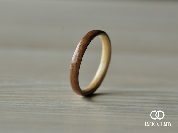 Thin wood ring deals