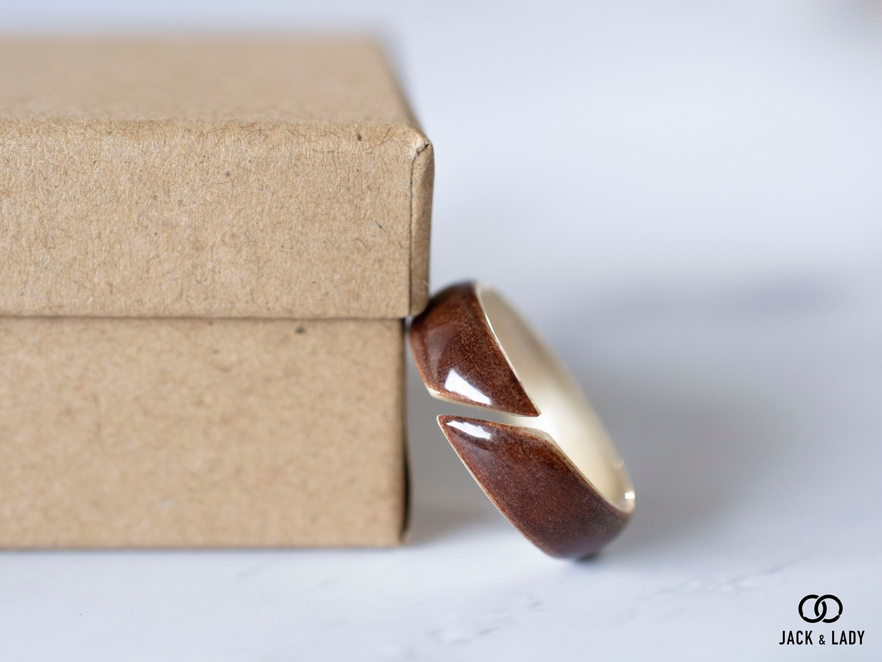 Unique Wooden Rings for Men • Mens Wooden Ring • Handmade Madrone