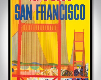 fly TWA SWITZERLAND vintage travel poster HAT CLOCKTOWER collectors 24X36