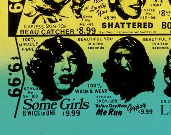 Rolling Stones (1978) Some Girls Album Poster (12x18 Heavyweight