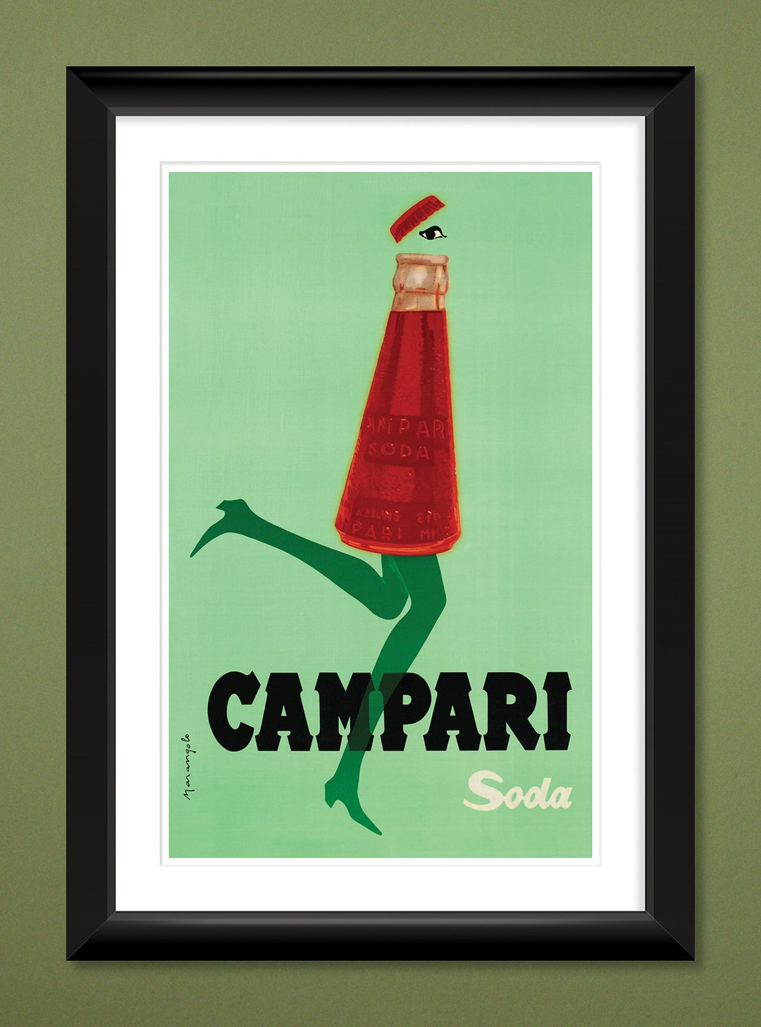 Campari Soda (1968) by Franz Marangolo (12x18 Heavyweight Art