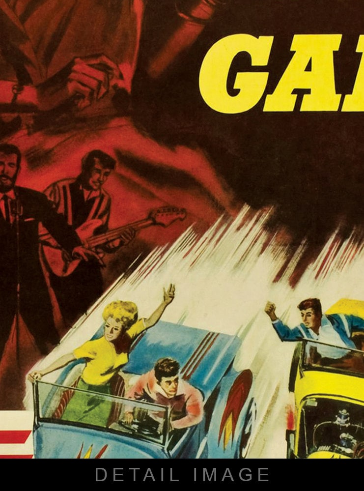 Vintage Movie Poster – Hot Rod Gang 1958 (12x18 Heavyweight Art