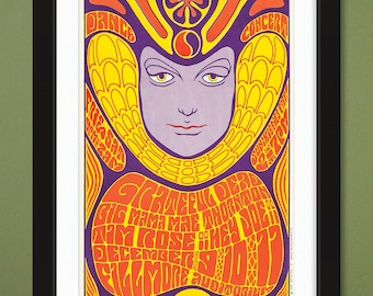 Fillmore Auditorium – Doors Winterland Concert Poster 1967 (12x18 Heavyweight Art Print)