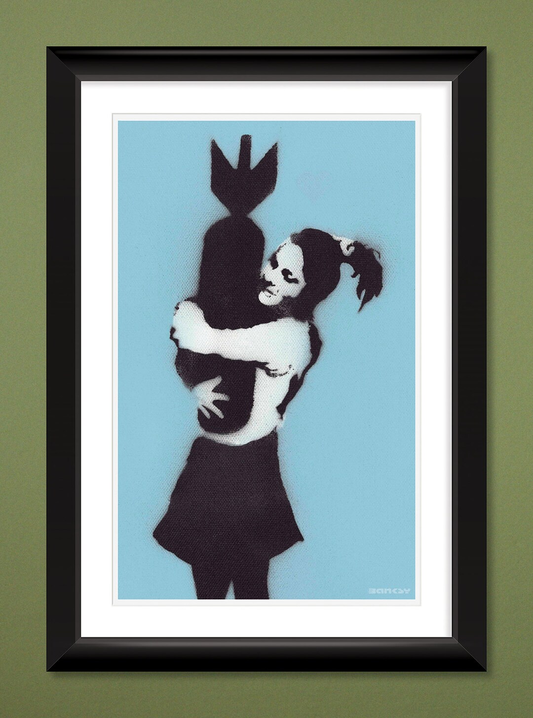 バンクシー Banksy Bomb Hugger エスタンプ リトグラフ Banksy – Bomb Hugger (12x18 Heavyweight Print) - Etsy