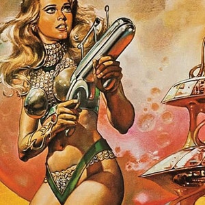 Barbarella Movie Poster 1968 12x18 Heavyweight Art Print image 3