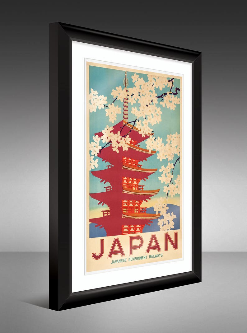 Japan Travel Poster C1930 – Vintage Japanese Government Railways A ...