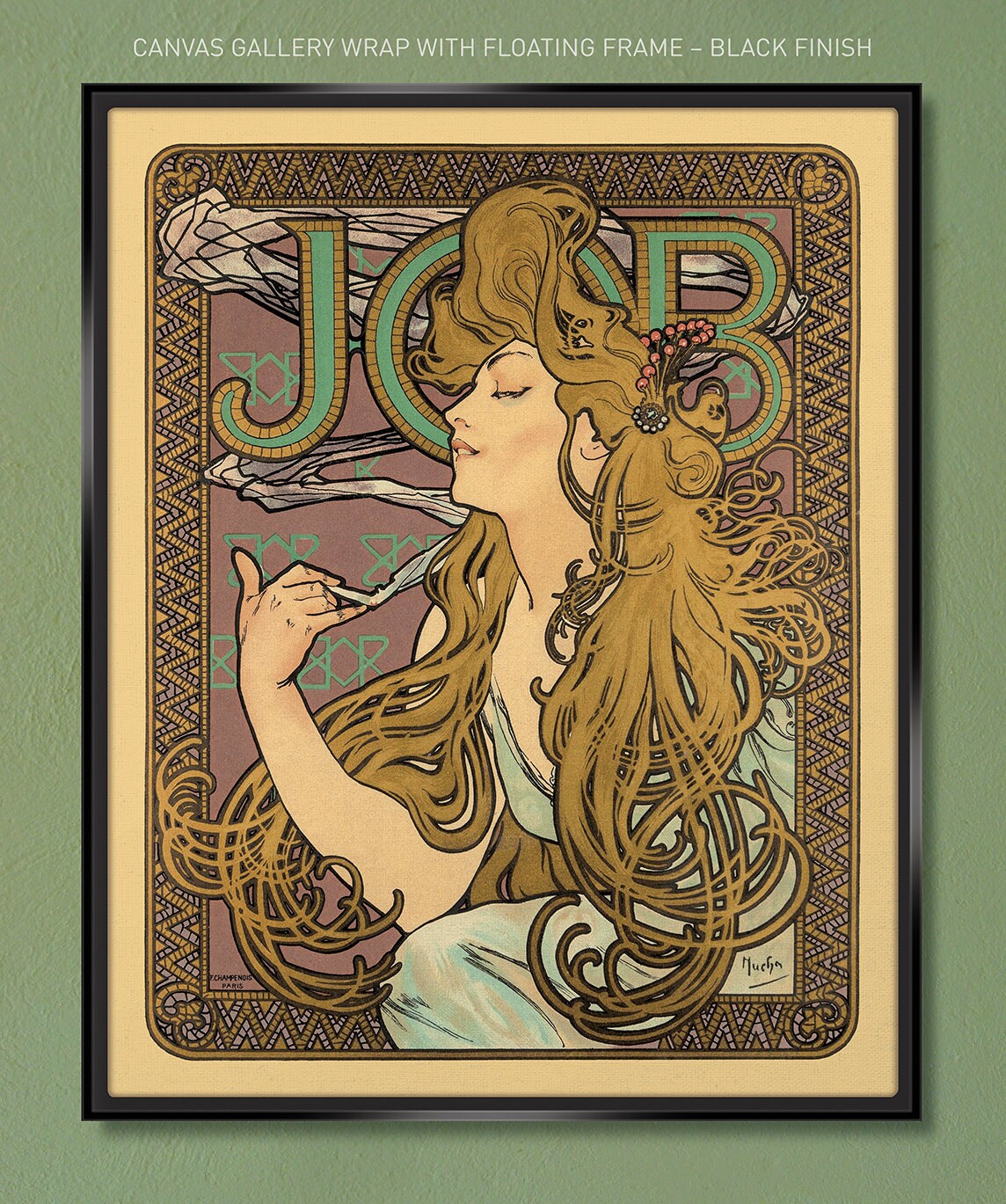 Alphonse Mucha Job Cigarettes
