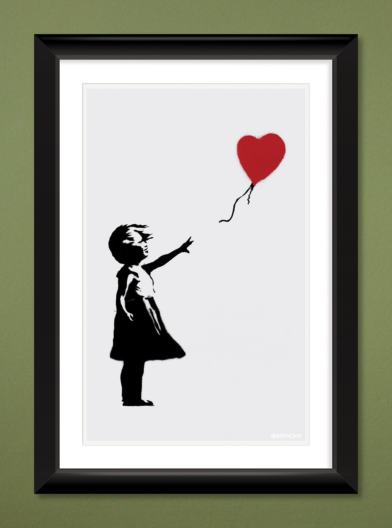 Banksy – Girl With Balloon 12x18 Heavyweight Art Print - Etsy