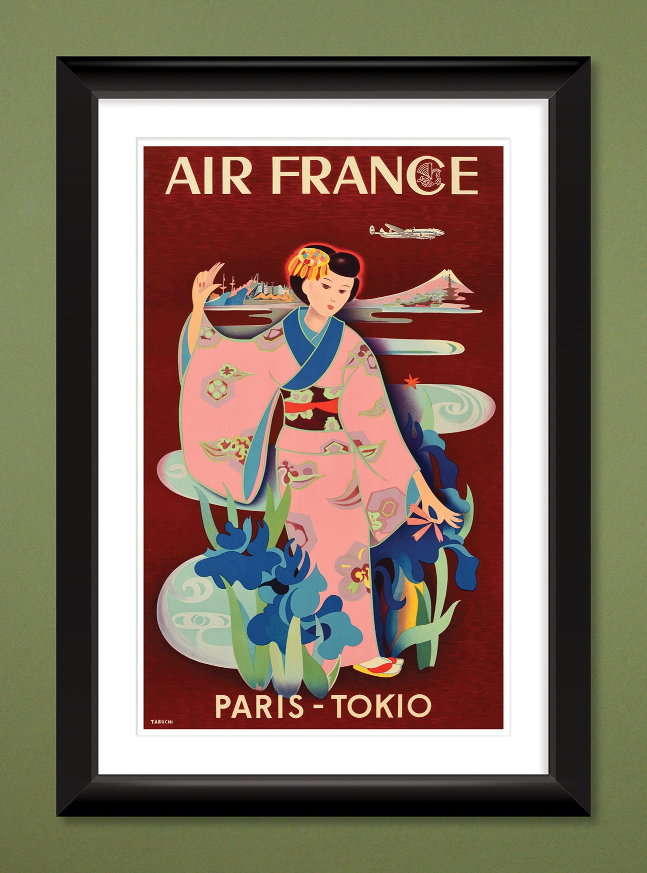 Air FRANCE 1950年代 機内パンフレット一式 Air FRANCE 1950年代 機内