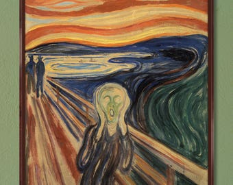 The Scream – Edvard Munch 1910 24x30 Gallery-quality Canvas Wrap W