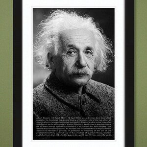 12x18 Albert Einstein – Portrait