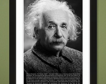 12x18 Albert Einstein – Portrait