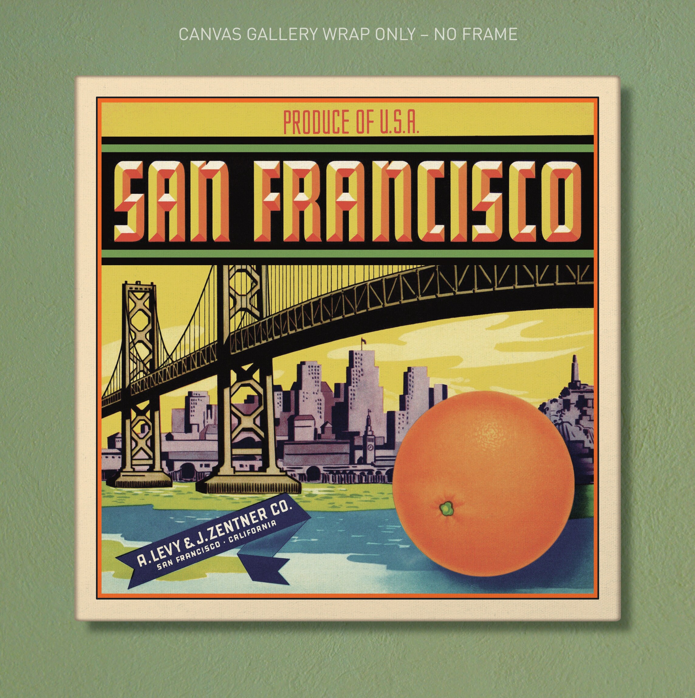 Levy & Zentner – Oranges – San Francisco, California (vintage