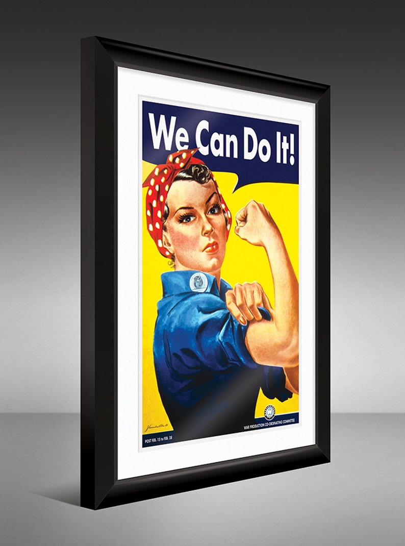 We Can Do It by J. Howard Miller WWII Propaganda 1943 Etsy