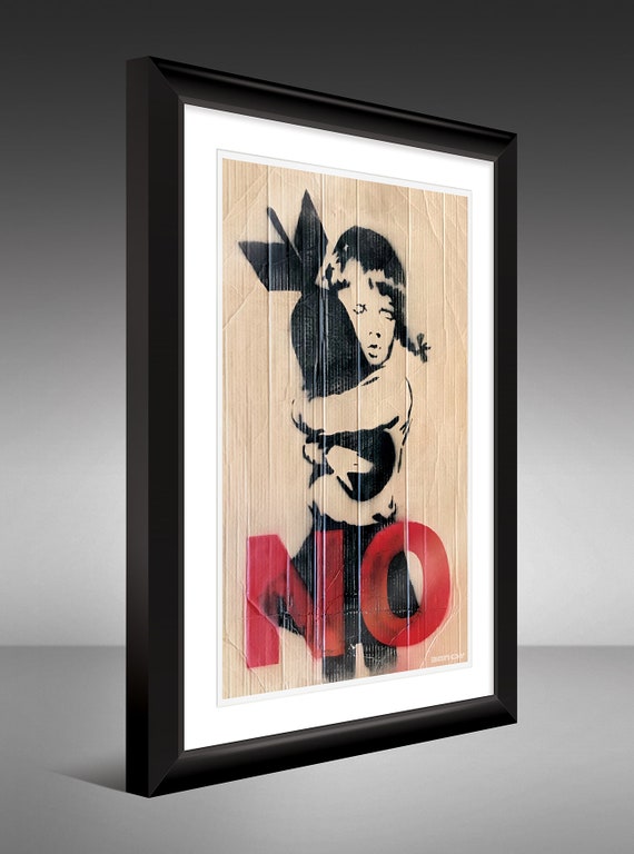 Banksy バンクシー 「Bomb Hugger」サイン 書類付 Unbenannt