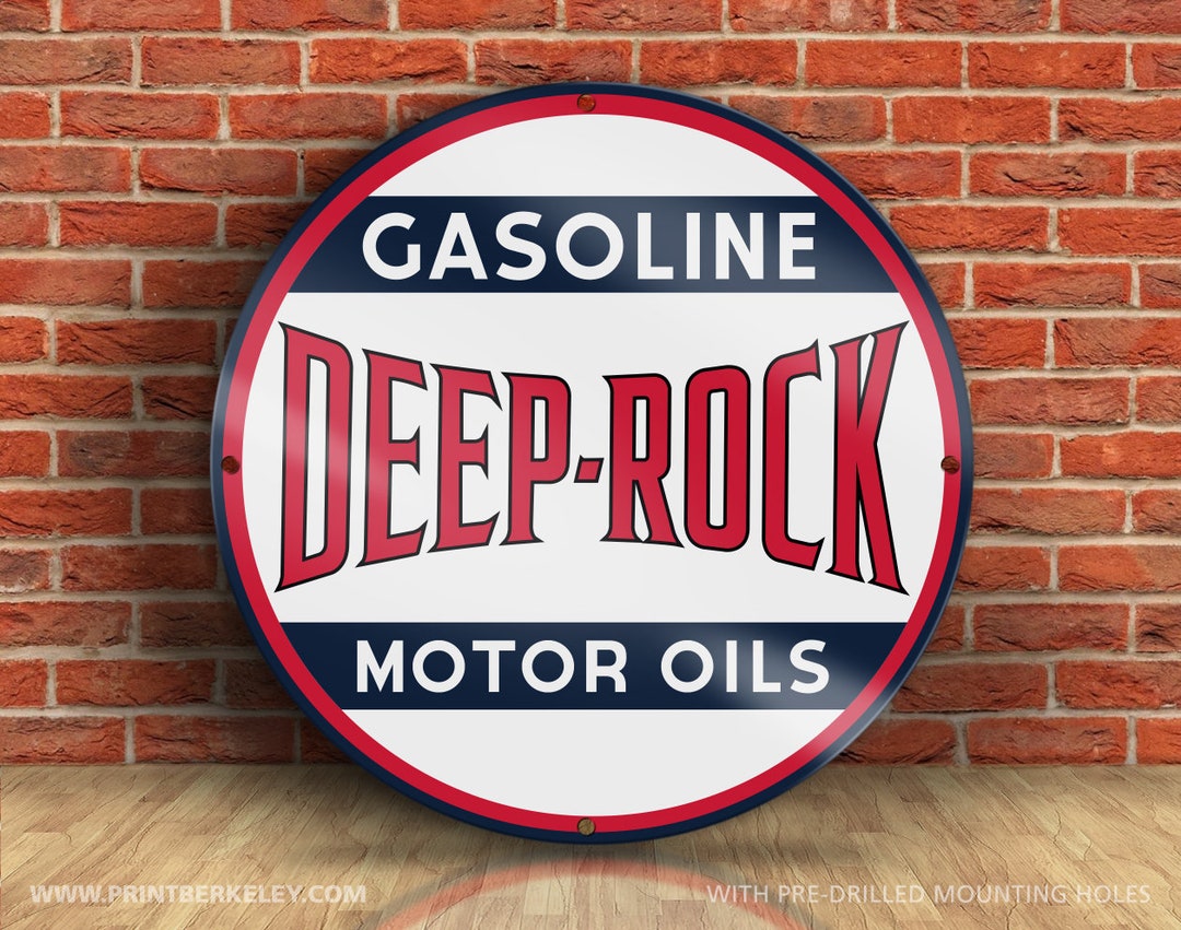 Deep Rock (gasoline & Motor Oil) – Petroliana Vintage Reproduction