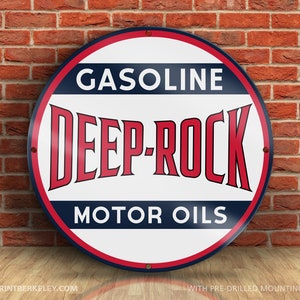 Deep Rock (gasoline & Motor Oil) – Petroliana Vintage Reproduction