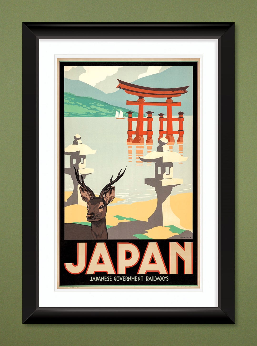 Japan Travel Poster C1930 – Vintage Japanese Government Railways B ...