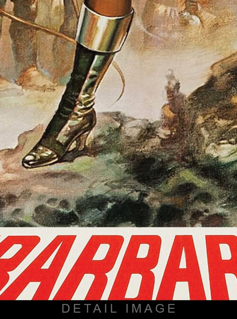 Barbarella Movie Poster 1968 12x18 Heavyweight Art Print image 5