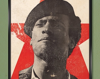 Huey P. Newton Canvas Print – Black Panthers Poster, Gallery Quality