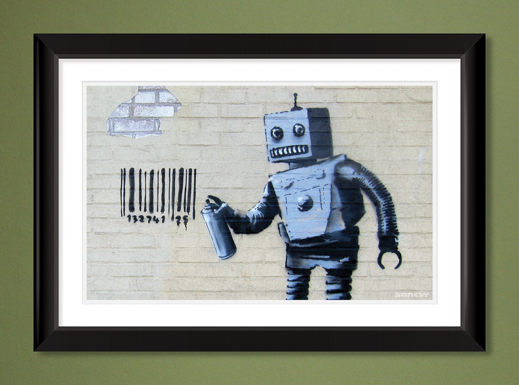 Banksy – Coney Island Tagging Robot (18x12 Heavyweight Print) - Etsy