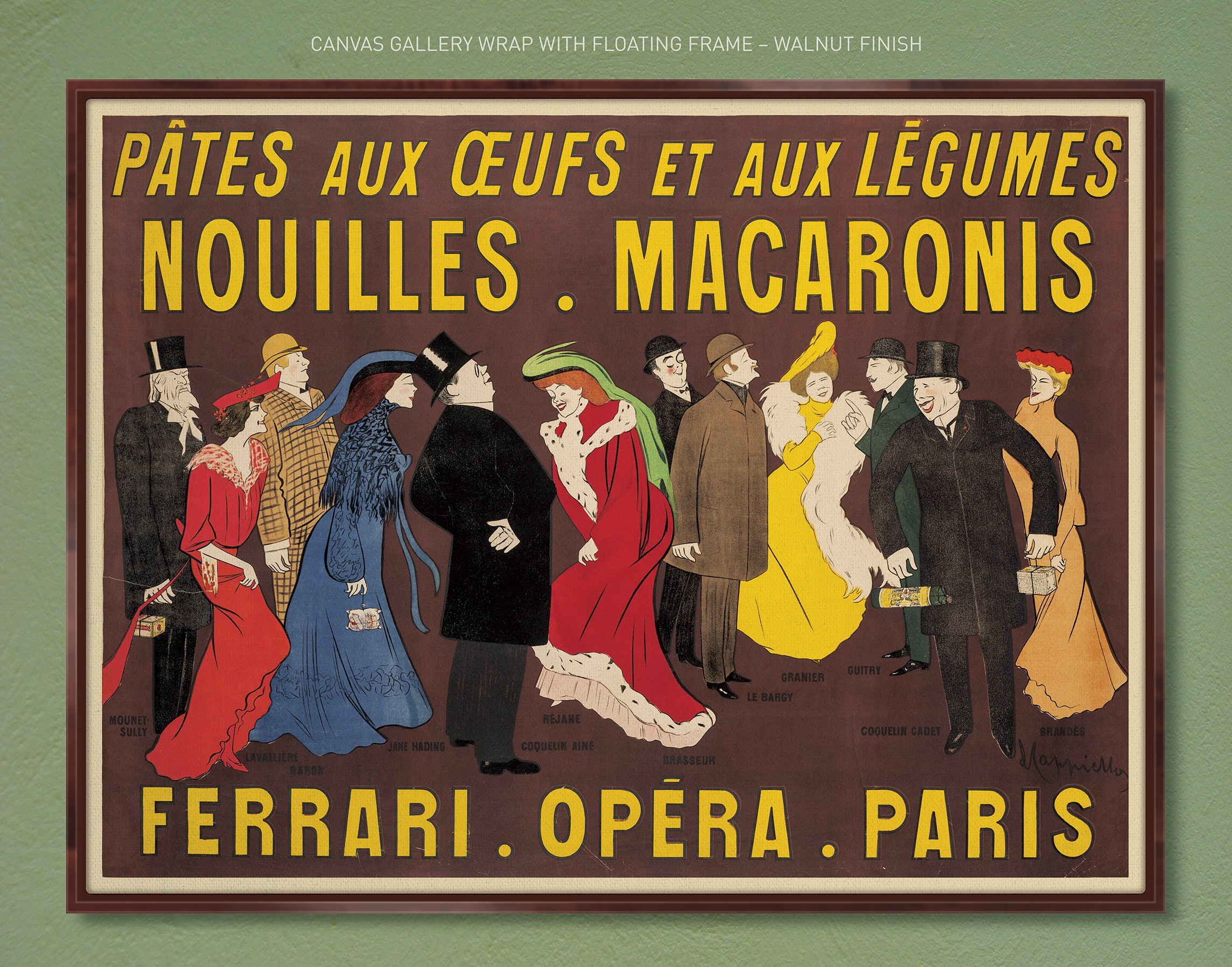 カッピエロ CARRIELLO Leonetto Cappiello – Ferrari Opera Paris C1901 40x30 Gallery