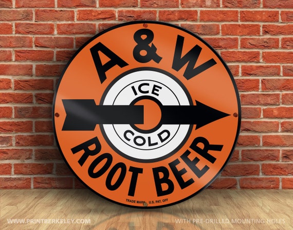 A&W Root Beer – Petroliana Vintage Reproduction Gas Station Sign