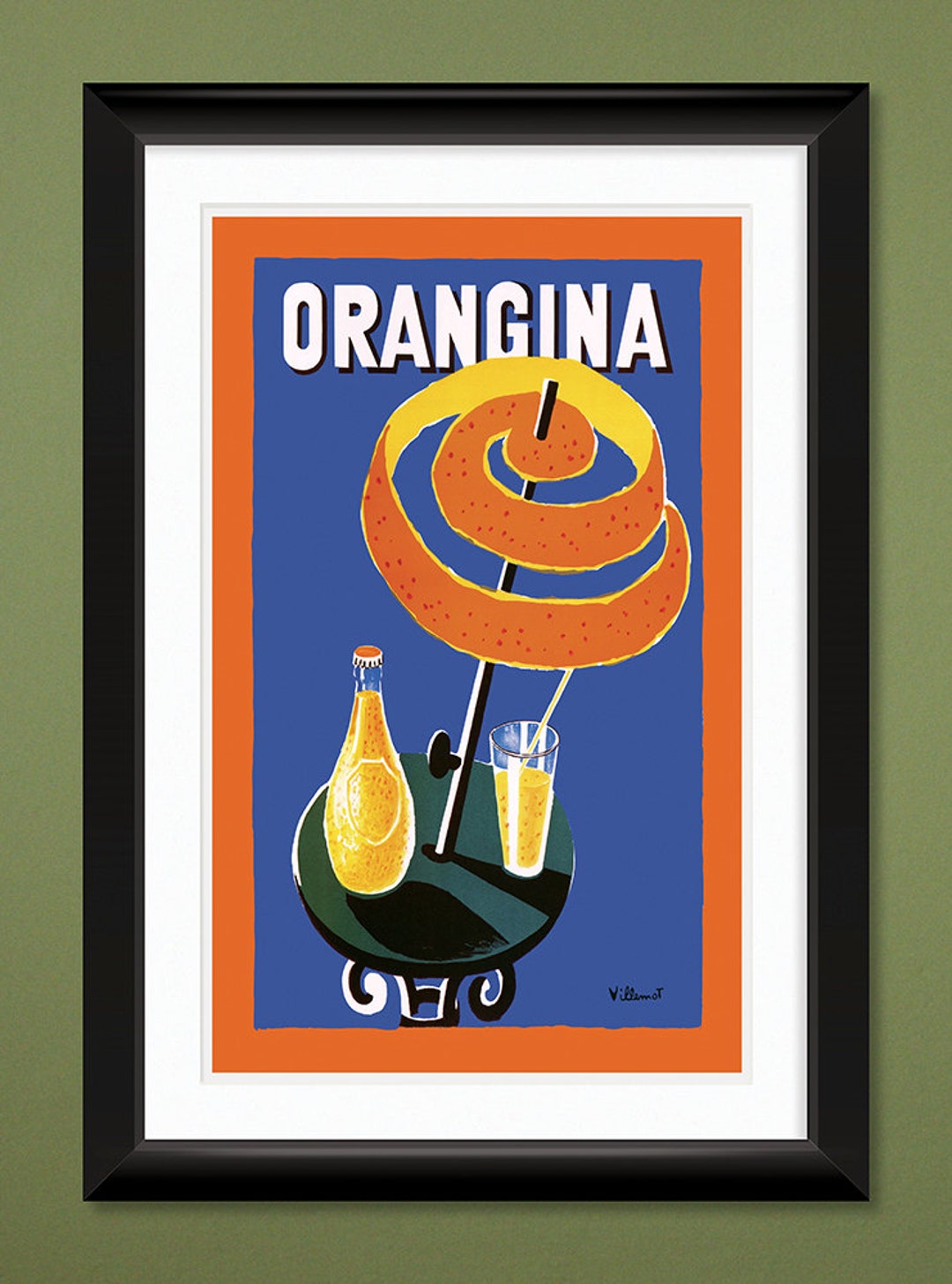 Vintage Advertising – Orangina – Parasol (1950s) by Bernard