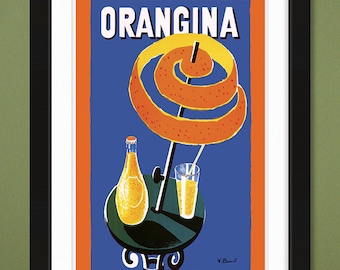 Vintage Advertising – Orangina – Parasol (1950s) by Bernard