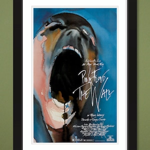 Póster de la película The Wall de Pink Floyd, 1982 (impresión artística de gran tamaño, 12 x 18)
