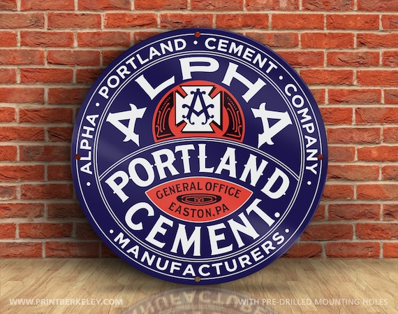 Alpha Portland Cement – Petroliana Vintage Reproduction Gas