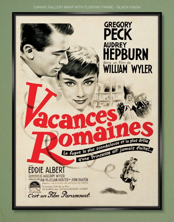 Roman Holiday – French Movie Poster (1953) 30x40 Gallery-quality