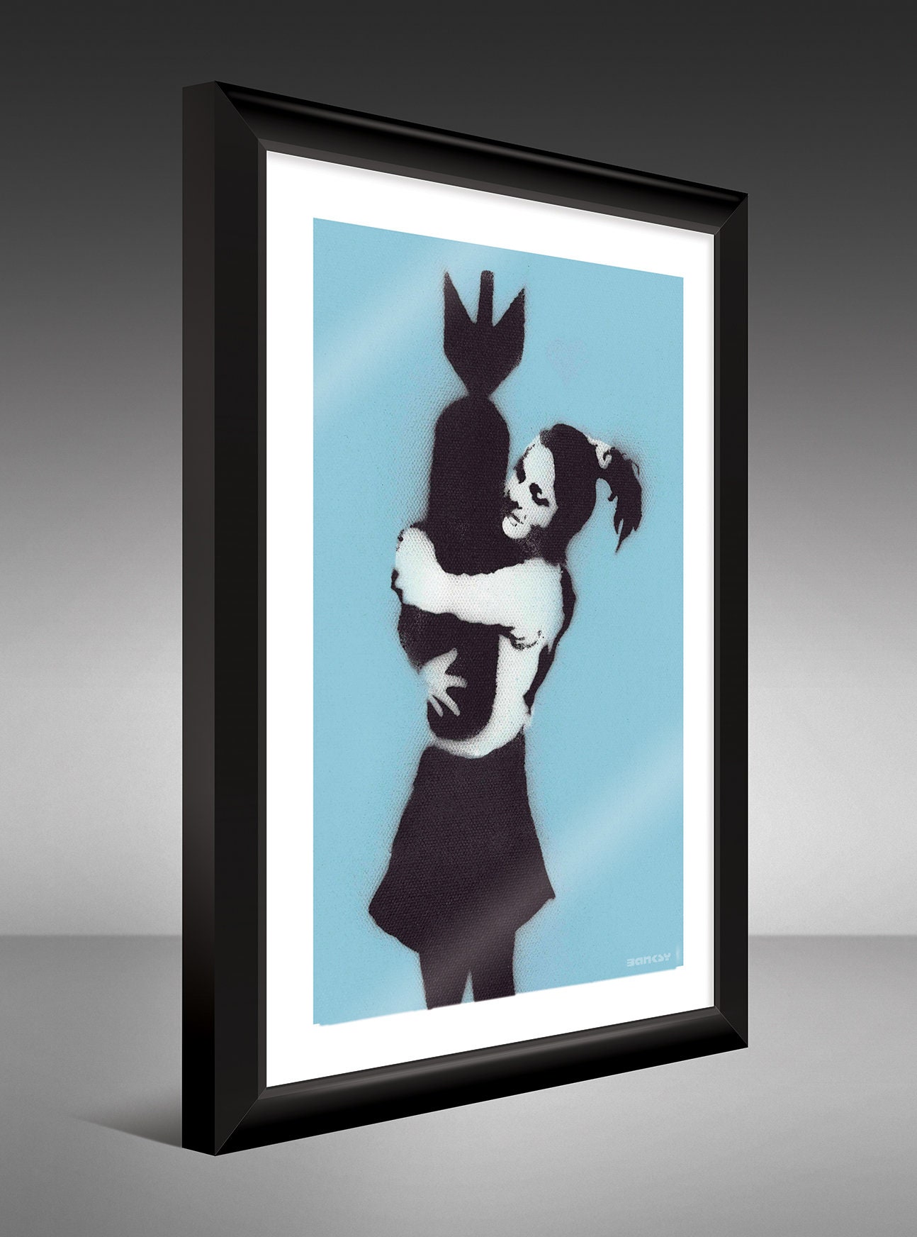 Banksy – Bomb Hugger (12x18 Heavyweight Print) - Etsy