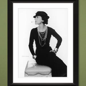 Coco Chanel Photograph Fashion Art Memorabilia Collectible – AREA51GALLERY