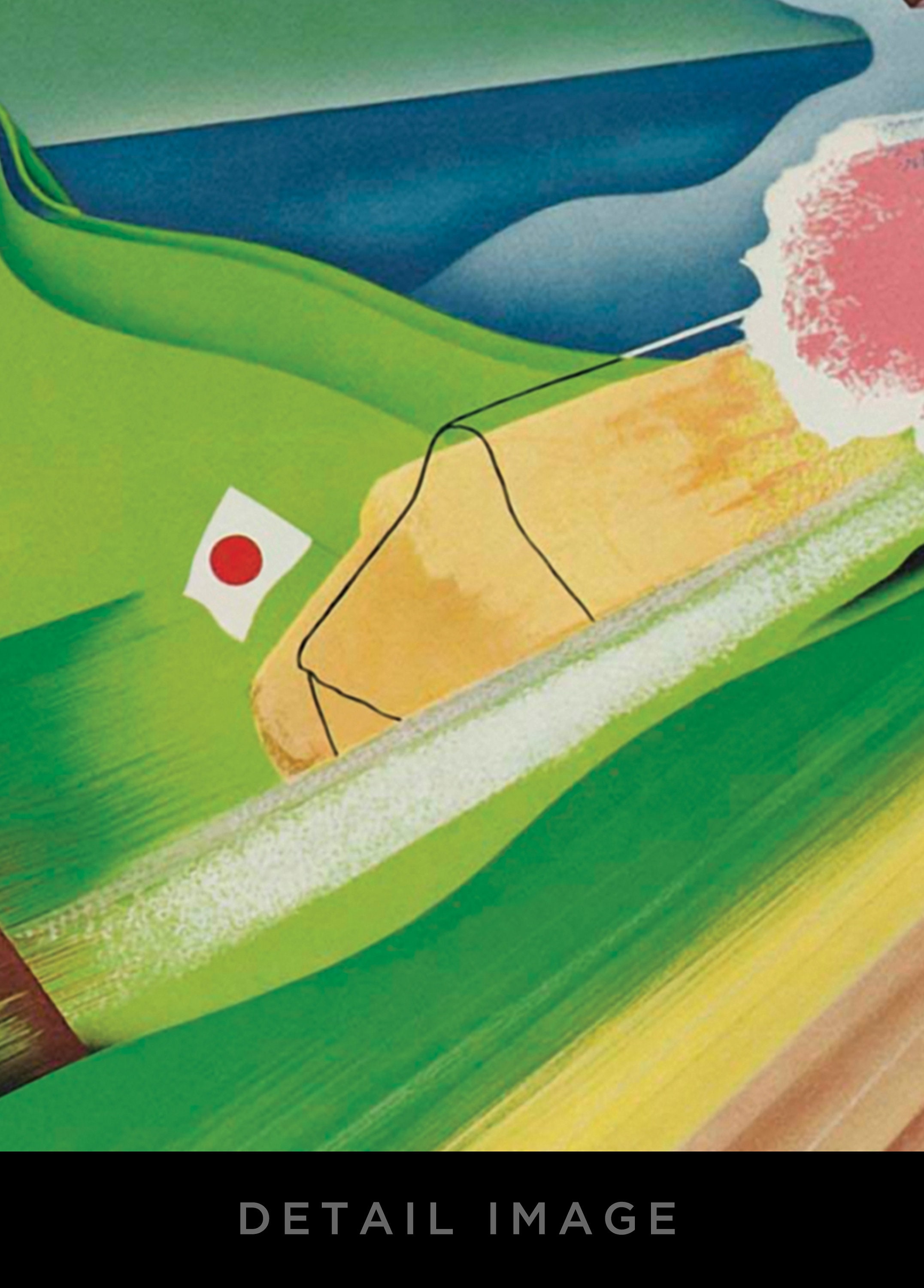 Japan 1937 Travel Poster – Gallery Canvas Wrap, Munetsugu Satomi