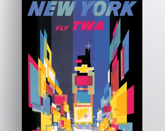 FLY TWA NEW YORK 壁掛けアート FLY TWA NEW YORK 壁掛けアート