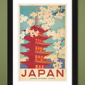 Japan Travel Poster C1930 – Vintage Japanese Government Railways A ...